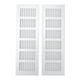 thumbnail image 1 of Air Vent Grille Heat Dissipation Aluminum Alloy Silver Rectangular Ventilation Grille Cover for Cabinet Closet RV Camper 80x250mm/3.14x9.84in, 1 of 9