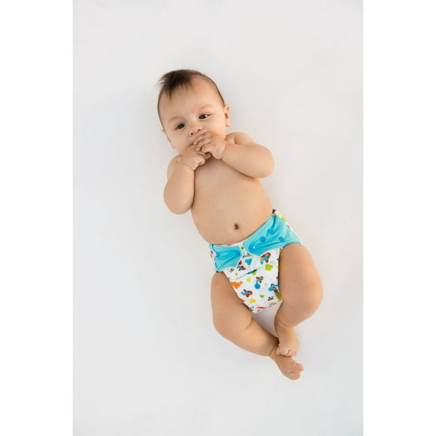 KaWaii Baby Couches Lavables Réutilisables Sunshine, Taille Unique Réglable  Anti-Fuite Nouveau-né à Tout-Petit Couches Lavables de Poche Paquet de 20 