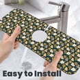 thumbnail image 6 of Vsdgher Bear Sunflower Kitchen Sink Splash Guard Faucet Mat -1 PC Super Absorbent Fast Drying Mat Sink Gadgets-Splash, Bathroom,Sink Mat,(15" X 5.5" ), 6 of 7
