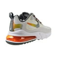 thumbnail image 3 of Nike Air Max 270 React Men's Shoes Summit White-Metallic Gold cd6615-100, 3 of 6