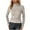 Khaki, variant on Womens Rib-knit Turtleneck Tops Slim Fitted Base Sweaters Long Sleeve High Neck Casual Fall Winter Plain Pullover (XL, White)