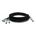 thumbnail image 2 of AddOn 0.5m Industry Standard QSFP+ Breakout DAC - direct attach cable - 1.6 ft, 2 of 8