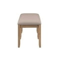 thumbnail image 6 of Bowery Hill Contemporary Wood Backless Bench in Washed Gray Finish, 6 of 16