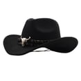 thumbnail image 2 of Sombrero de vaquero Zulema disfraz negro, 2 of 8