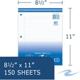 thumbnail image 4 of Roaring Spring College Ruled Loose Leaf Filler Paper, 3 Hole Punched, 1 Case (24 Packs), 11" x 8.5" 150 Sheets, White Paper, 4 of 5