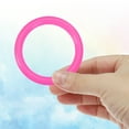 thumbnail image 3 of Uxcell Plastic Ring-Toss Rings for Bottles Carnival Rings Plastic Hoops for Speed and Agility Practice Outdoor Party Favor 2 Inch Pink, 3 of 6
