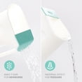thumbnail image 4 of Frida Baby Control The Flow Polypropylene ABS Rinser, Bath Time Rinse Cup with Easy Grip Handle and Removable Rain Shower, White, 4 of 6