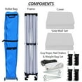 thumbnail image 5 of King Canopy Ares 10'x10' Instant Pop up Canopy Booth, 1 1/2 Inch Leg, Steel Frame, White, 5 of 8