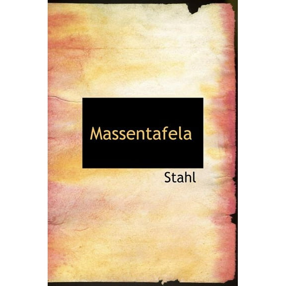 Massentafela (Hardcover)
