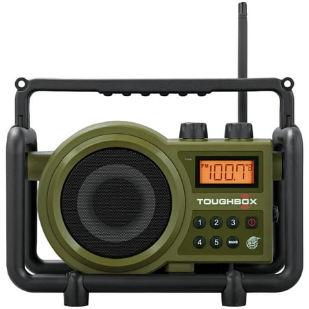 Sangean® Tb-100 Toughbox Fm/am/aux Ultra-rugged digitl Reable Radio