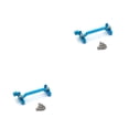 thumbnail image 1 of Vogacara Enlace de dirección de coche RC, piezas de modificación resistentes profesionales, Kit de accesorios de reemplazo de actualización, Azul 2piezas, 1 of 6