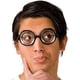 thumbnail image 5 of RV Gafas de nerd, negras, gafas de cuerno, nerd simpático, idiota especializado, extravagantes, carnaval, Mardi Gras, fiesta temática, disfraces, accesorios, 5 of 5