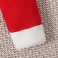 thumbnail image 4 of Odeerbi Infant Girls Fall Winter Christmas Santa Claus Dress with Christmas Hat Set Infant Kids Christmas Cute Long Sleeve Dress Hat Suit Infant Clothes Red, 4 of 9