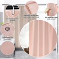 thumbnail image 4 of Cortina de Baño 100% Poliéster Cortina de Ducha con Membrana Impermeable Cortina para Baño Impermeable y Antimoho Cortina para Hogar Hotel Baño Rosa, 4 of 4