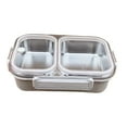 thumbnail image 1 of Microwave Food Storage Containers Reusable Bento Lunch Boxes For Meal Prep Leakproof Stackable Kitchen Organization, 1 of 6