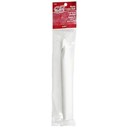 Luxite Plastic Crochet Hook - Susan Bates 8-Inch Luxite Bulky Plastic Crochet Hook, 16mm
