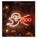 thumbnail image 1 of Letrero de neón fantasma"BOO"USB regulable para fiesta Halloween y decoración casa encantada 15.75×9.65in/40x24.5cm, 1 of 7