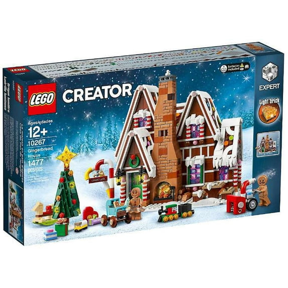 Pre-Owned LEGO Creator Expert Gingerbread House 10267 Building Kit (1477 Piece)