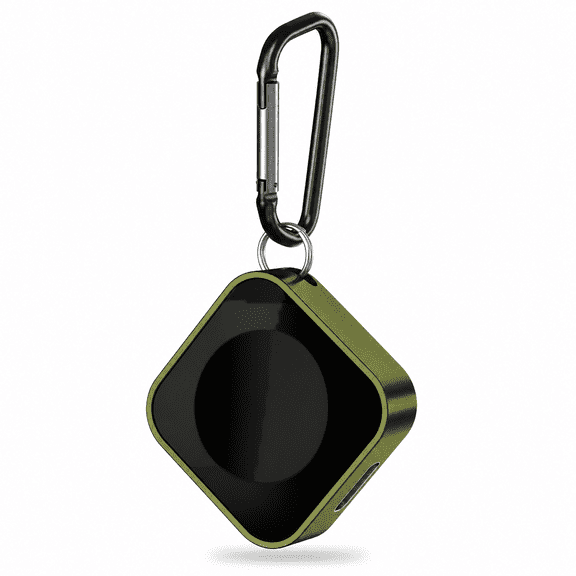 Magnetic Watch Charger Compatible for Apple Watch, Green, Usb-C and 8-Pin Dual Input, Carabiner Included, 1 Count
