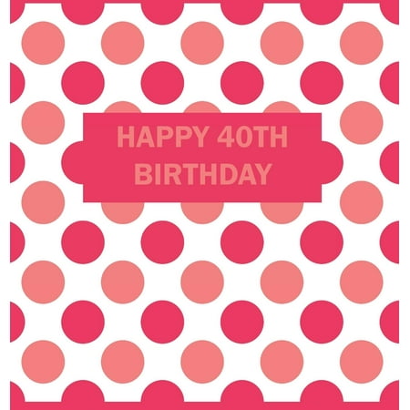 birthday book 40th birthday