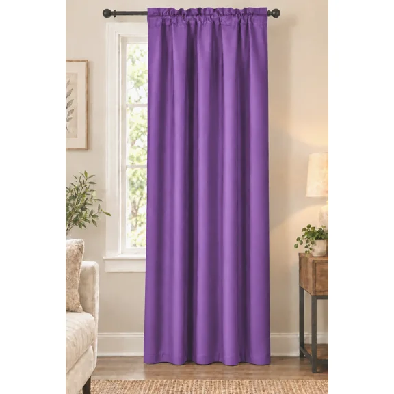 Gorgeous Home Linen 1 Panel Lined Foam Backing Blackout Window Curtain Drapes 37" wide x 84"long