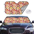 thumbnail image 2 of Fotbe Donut Car Windshield Sunshade | Sun Visor Protector Front Window Shade, Keeps Out UV Rays, Keeps Your Vehicle Cool-Medium, 2 of 7
