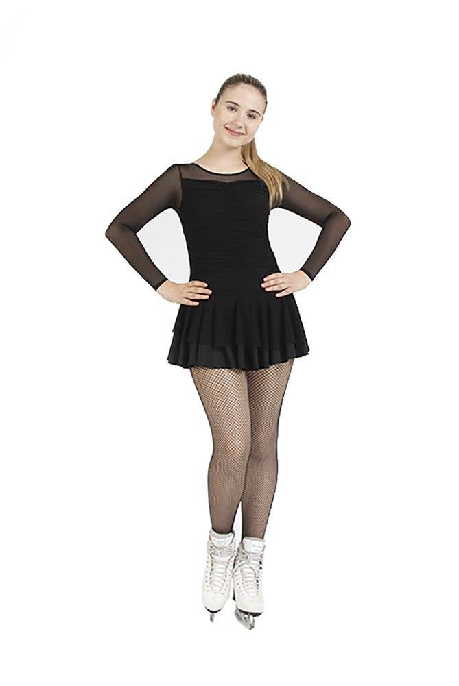 Mondor 613 Figure Skating Dress Covered with Mesh (Size SP)