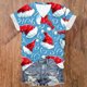 thumbnail image 1 of Puntoco Blusa de manga corta con cuello en V y estampado liso para mujer, estilo casual, para verano, 1 of 3