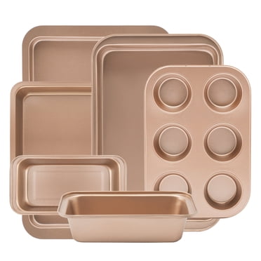LIMICAR 6-Piece Nonstick Bakeware Set, Carbon Steel Stackable Baking Set for Kitchen, Easy Clean Baking Pan Set for Lasagna Brownie Cookie