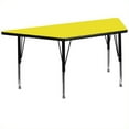 thumbnail image 2 of Flash Furniture Trapezoid Activity Table in Yellow-30.25"Hx57.5"W Table, 2 of 2