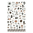 thumbnail image 1 of WREESH Halloween Nail Sticker Skull Pumpkin Doodle Sticker, 1 of 1