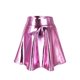 thumbnail image 3 of Mujeres Alta Cintura Elástica Falda de Color Sólido Verano Casual para la Fiesta de Playa Diaria, Cómoda Tela de Poliéster, Ajuste Estándar, 3 of 5