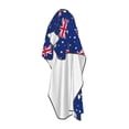 thumbnail image 2 of Australian Flag Barber Salon Hair Cutting Cape with Adjustable Closure Hairdressing Haircut Capes 55x66 In, 2 of 7