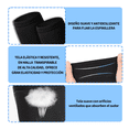 thumbnail image 2 of 6pcs Calcetines Antideslizantes Con Espinilleras Para Fútbol Lab.G,  Blanco, 2 of 4