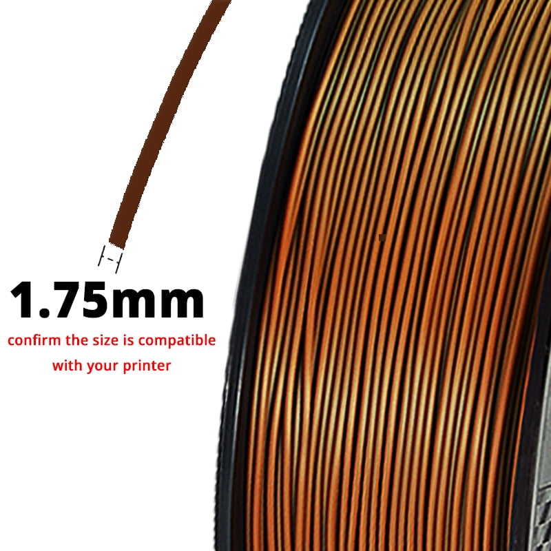 Coffee Color 3D Printer 1.75 1KG PLA Filament 3D Pen Plastic for 3D Printer Supplies