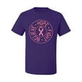 thumbnail image 2 of Believe Hope Awareness Men's Graphic T-Shirt, Purple, X-Large, 2 of 3