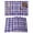 Purple, variant on Red Plaid Placemats Set of 6, Modern Art Checkered Farmhouse Placemats for Dining Table, Place Mats for Kitchen Tabletop, Waterproof Wipeable Dining Table Mats Set