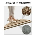 thumbnail image 2 of SIXHOME Kitchen Runner Rugs 20"x95", Non-Slip Washable Hallway Mats for Kitchen Floor, Absorbent Basketweave Decor Rug in Brown Beige, 2 of 5
