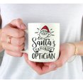 thumbnail image 3 of Koyal Wholesale Santa Claus Ceramic Coffee Mug, Santa's Favorite Optician, 3 of 5