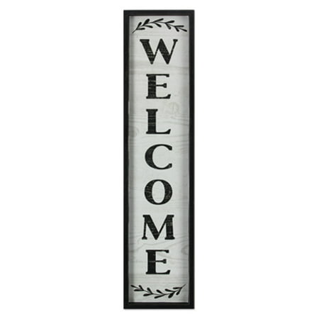 Wood Vertical Welcome Signs
