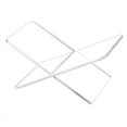 thumbnail image 1 of Acrylic X Shape Bookshelf Shelf Cookbook Cookbook Menu Magazine Shelf Story Shelf Display Reading, 1 of 3
