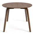 thumbnail image 3 of Furniture of America Erik I 71" Oval Indoor Dining Table, Walnut, 3 of 13
