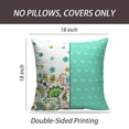 thumbnail image 2 of LALILO Throw Pillow Covers Two Horizontal Floral With Paisley And Cushion Cover 18" x 18", 2 Pack, 2 of 6