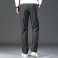 thumbnail image 7 of BZGTZT Men's Winter Loose Fleece Lined Sweatpants Zipper Fly Workout Jogger Pants, 7 of 7