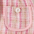 thumbnail image 4 of Penkiiy Ensemble Jupe 3 Pcs pour Bébé Filles Tenue Automne Hiver Robe Confortable avec Béret 5-6 Ans Rose, 4 of 9