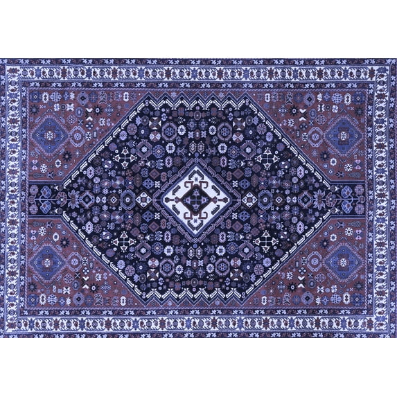 Ahgly Company Indoor Rectangle Persian Blue Traditional Area Rugs, 2' x 3'