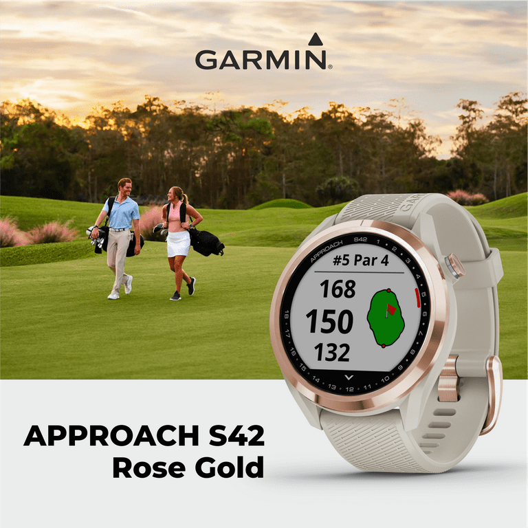 Montre GPS Garmin Approach S42 Sable/Rose