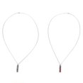 thumbnail image 1 of Colliers d'aromathérapie en acier inoxydable, diffuseur d'huiles essentielles anti-stress pour hommes et femmes, 2 pièces, 1 of 4