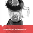 thumbnail image 4 of BLACK+DECKER Countertop Blender with 6-Cup Glass Jar, 10-Speed Settings, Black, BL2010BG, 4 of 9