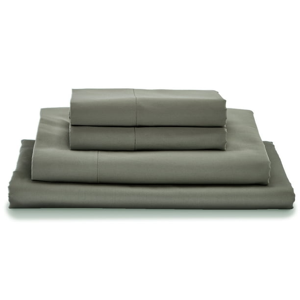 My Pillow Bed Sheets (Split King, Dark Grey) Long Staple Cotton Giza